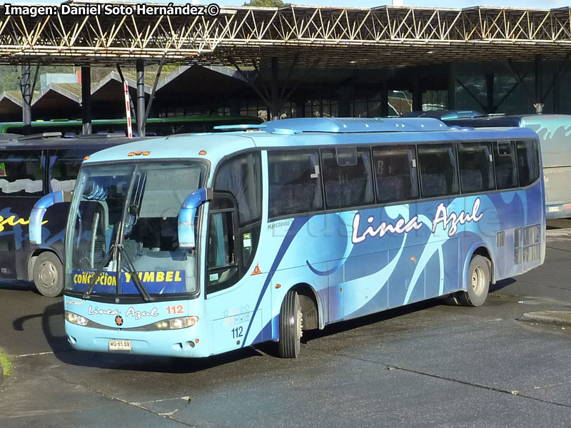 Marcopolo Viaggio G6 1050 / Mercedes Benz O-500R-1830 / Línea Azul