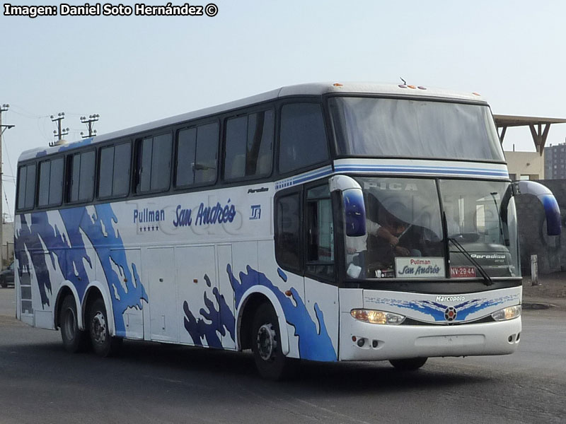 Marcopolo Paradiso GV 1450 / Mercedes Benz O-400RSD / Pullman San Andrés