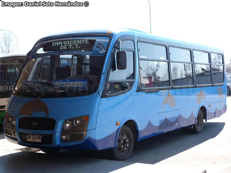 Inrecar Géminis II / Volksbus 9-150EOD / Servicio Rural San Fernando - San Vicente de Tagua Tagua