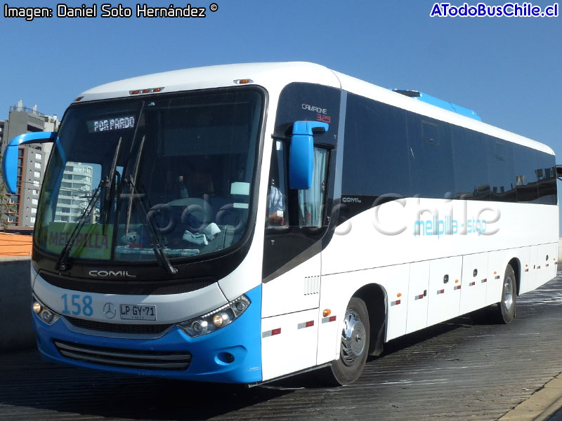 Comil Campione 3.25 / Mercedes Benz OF-1724 BlueTec5 / Autobuses Melipilla - Santiago