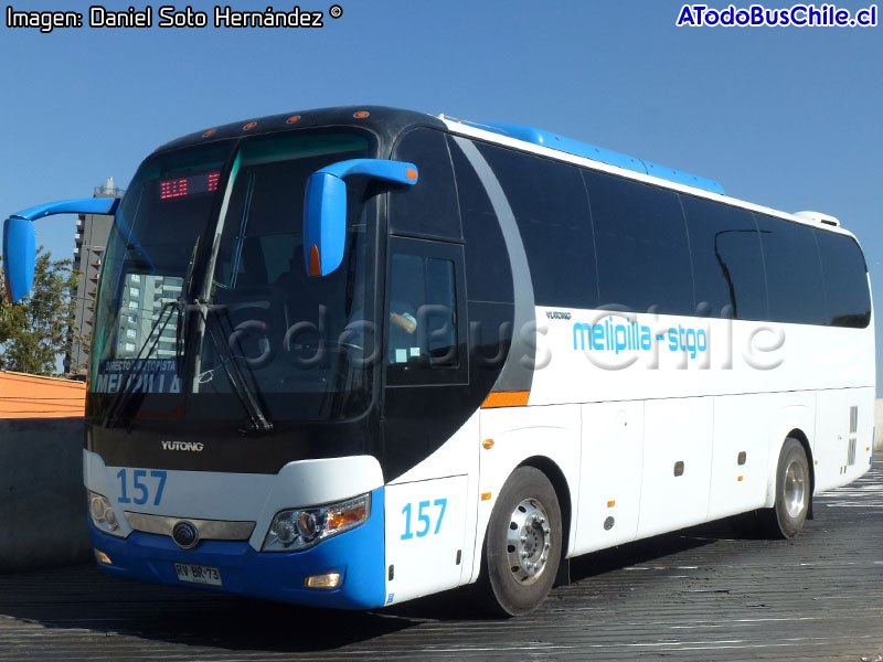 Yutong ZK6107HA Euro5 / Autobuses Melipilla - Santiago