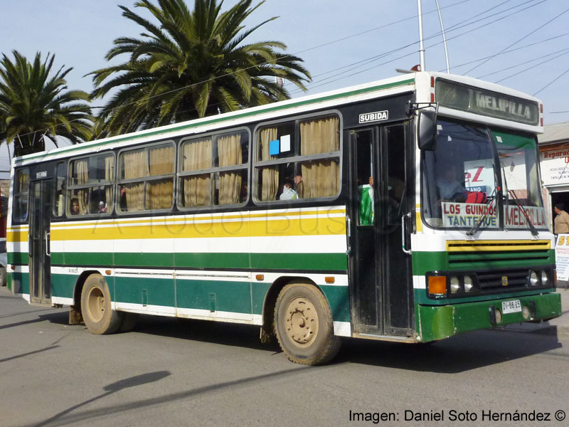 Busscar Urbanus / Mercedes Benz OF-1115 / Servicio Rural Melipilla - Tantehue