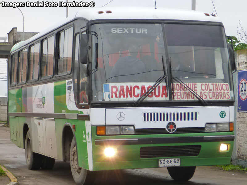 Marcopolo Viaggio GV 850 / Mercedes Benz OF-1318 / Línea 11.000 Sextur - Lago Rapel Trans O'Higgins (Servicio Cartagena - Rancagua)