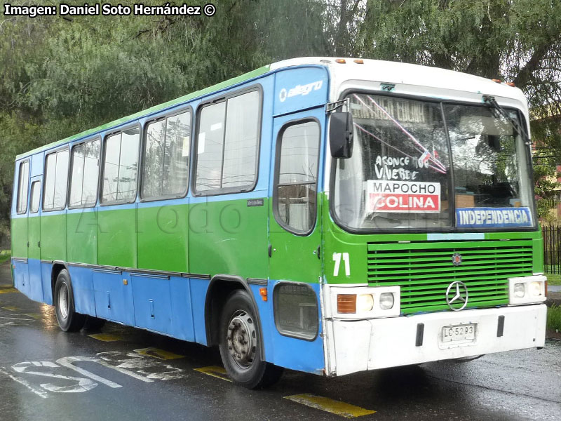 Marcopolo Allegro / Mercedes Benz OF-1318 / Buses JNS Colina Santiago