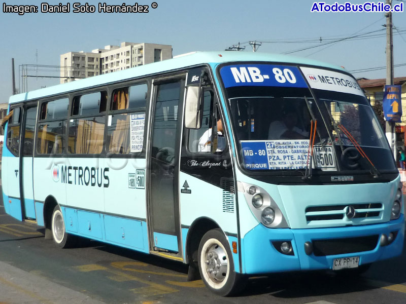Induscar Caio Foz / Mercedes Benz LO-915 / Metrobus MB-80 EIM Lo Ovalle - El Principal