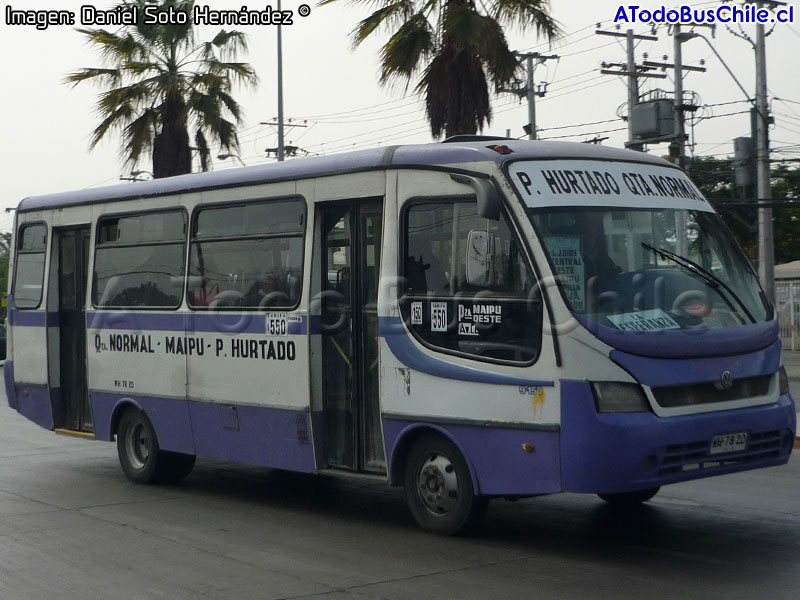 Fabusforma Onyx City / Volksbus 9-150OD / Línea Quinta Normal - Padre Hurtado