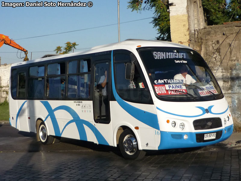 Inrecar Géminis II / Volksbus 9-150EOD / Buses Paine