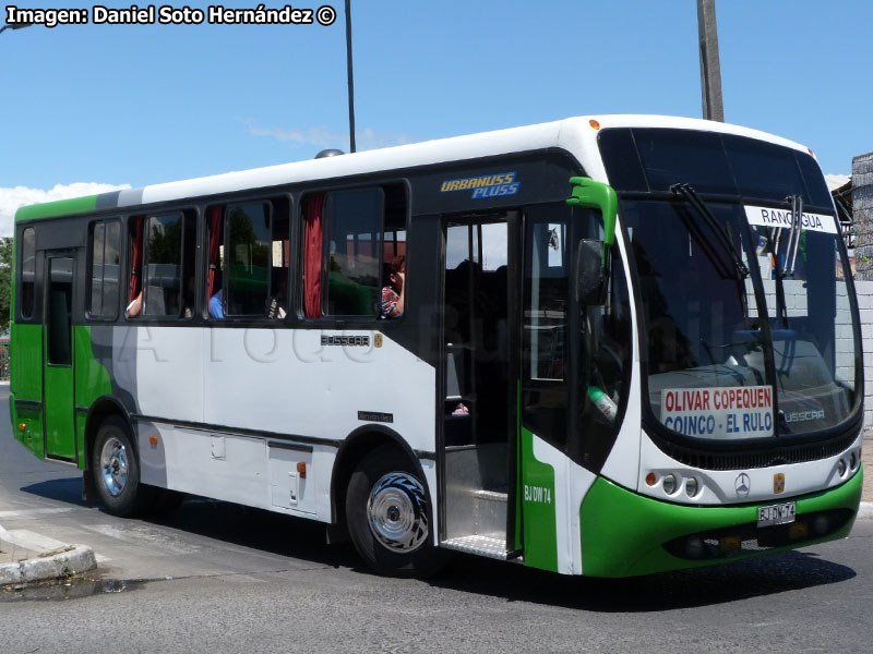 Busscar Urbanuss Pluss / Mercedes Benz OF-1418 / Línea 9.000 Coinco - Rancagua (Buses Coinco) Trans O'Higgins