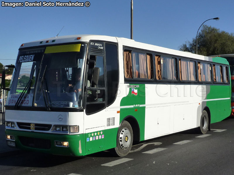 Busscar El Buss 340 / Mercedes Benz OF-1721 / Línea 6.000 Vía Rural 5 Sur (Gal Bus) Trans O'Higgins