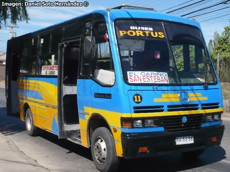 Caio Carolina V / Mercedes Benz LO-814 / Buses Portus (Los Andes)