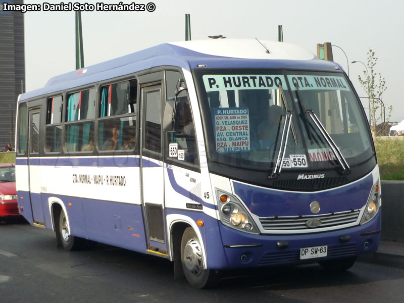 Maxibus Astor / Mercedes Benz LO-915 / Línea Quinta Normal - Padre Hurtado