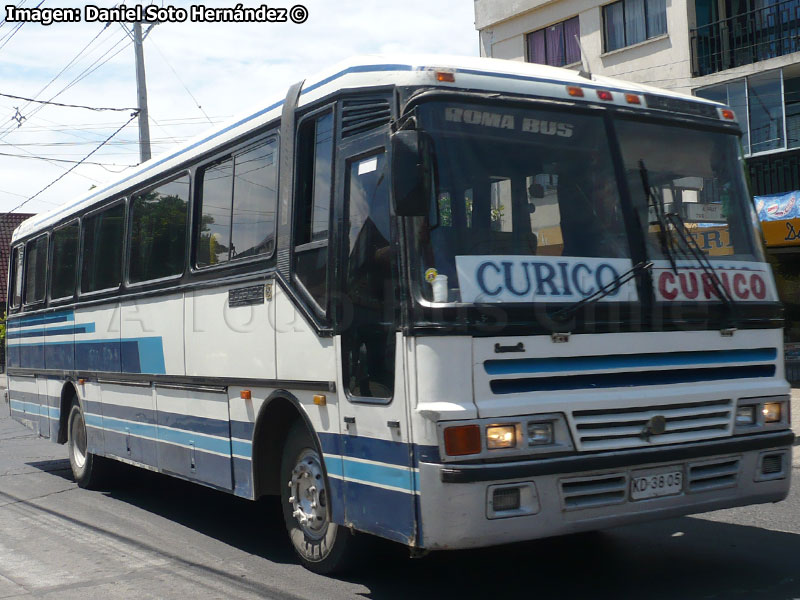 Busscar El Buss 320 / Mercedes Benz OF-1318 / Servicio Rural Curicó - Teno