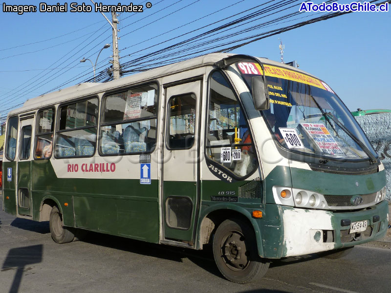 Maxibus Astor / Mercedes Benz LO-915 / Línea N° 978 EIM Lo Ovalle - Río Clarillo