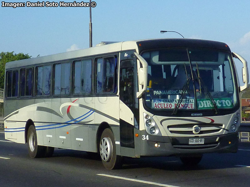Induscar Caio Foz Super / Volksbus 17-230EOD / Buses Paine