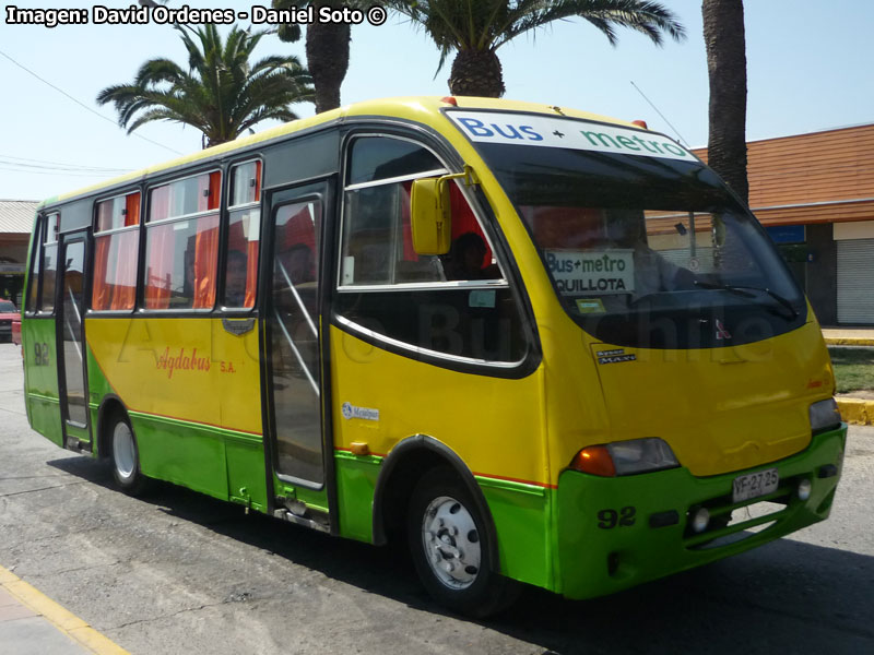 Metalpar Aysén / Mitsubishi FE659HZ6SL / Agdabus S.A. Servicio Bus + Metro Quillota