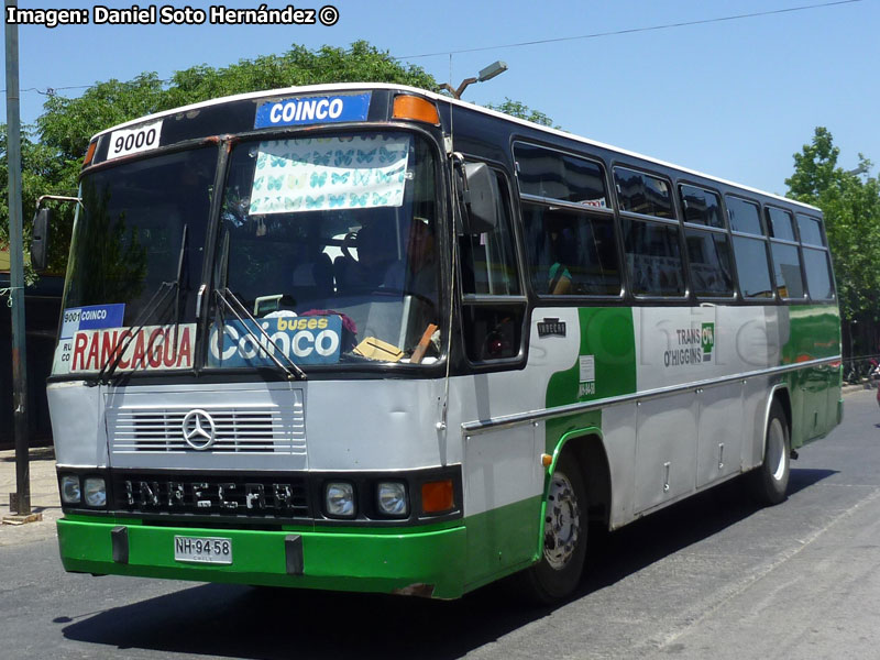 Inrecar Sagitario / Mercedes Benz OF-1318 / Línea 9.000 Coinco - Rancagua (Buses Coinco) Trans O'Higgins