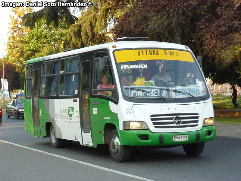 Inrecar Capricornio 1 / Mercedes Benz LO-914 / Línea 6.000 Vía Rural 5 Sur (Gal Bus) Trans O'Higgins