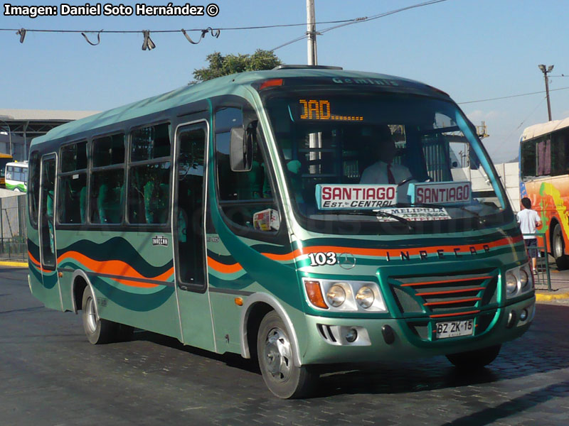 Inrecar Géminis I / Mercedes Benz LO-915 / Flota Talagante