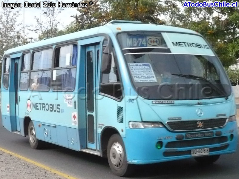 Marcopolo Senior G6 / Mercedes Benz LO-914 / Servicio Metrobús MB-74