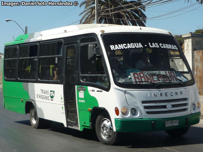 Inrecar Capricornio 1 / Mercedes Benz LO-914 / Línea 11.000 Sextur - Lago Rapel Trans O'Higgins (Cartagena - Rancagua)