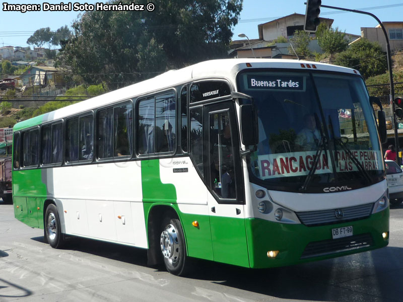 Comil Versatile / Mercedes Benz OF-1722 / Línea 11.000 Sextur - Lago Rapel Trans O'Higgins (Cartagena - Rancagua)