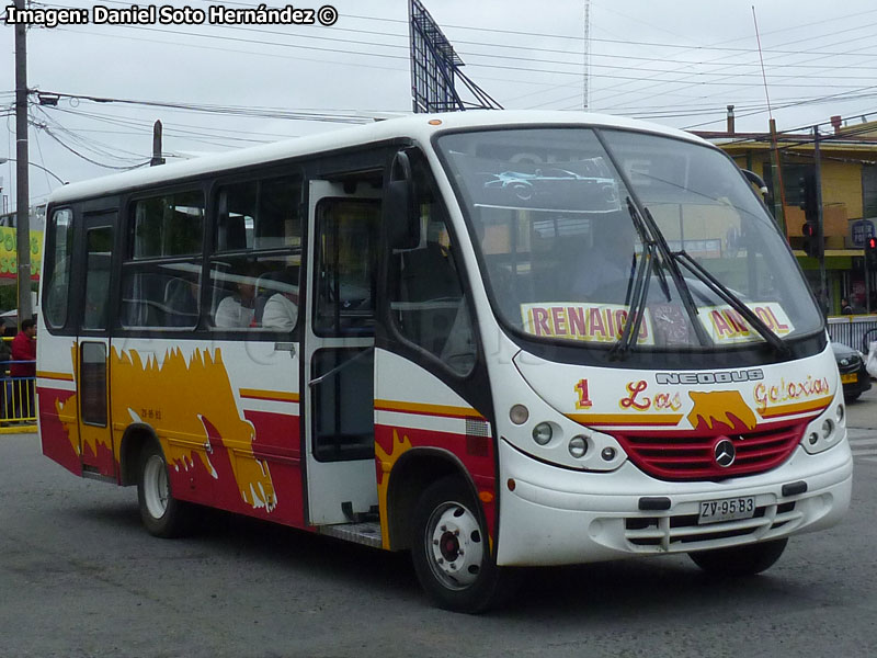 Neobus Thunder + / Mercedes Benz LO-712 / Servicio Rural Angol - Renaico