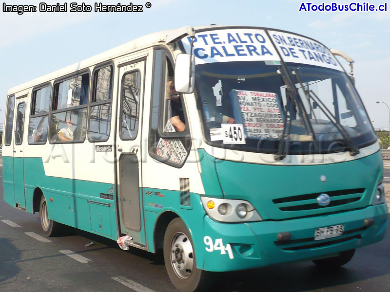 Mascarello Gran Micro / Mercedes Benz LO-915 / TRANSBER Calera de Tango - San Bernardo - Puente Alto