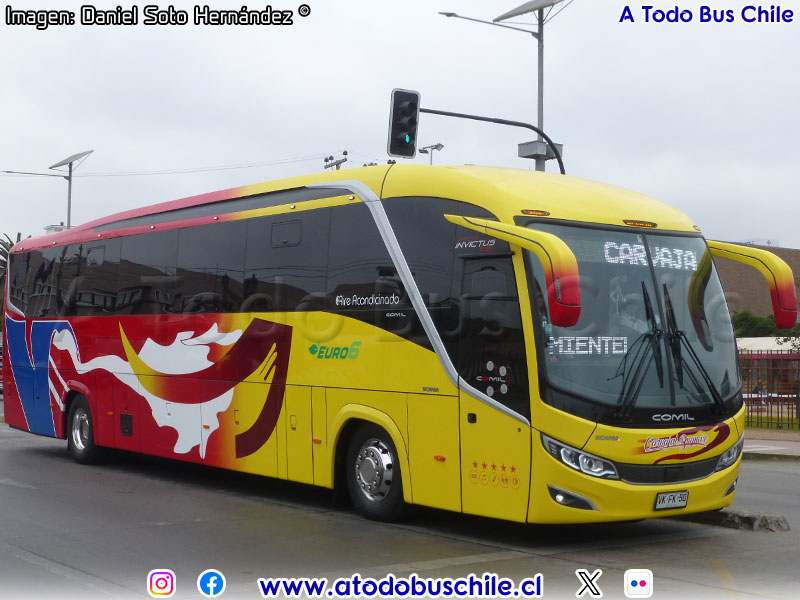 Comil Campione Invictus 1050 / Scania K-410CB eev6 / Transportes Carvajal Bugueño
