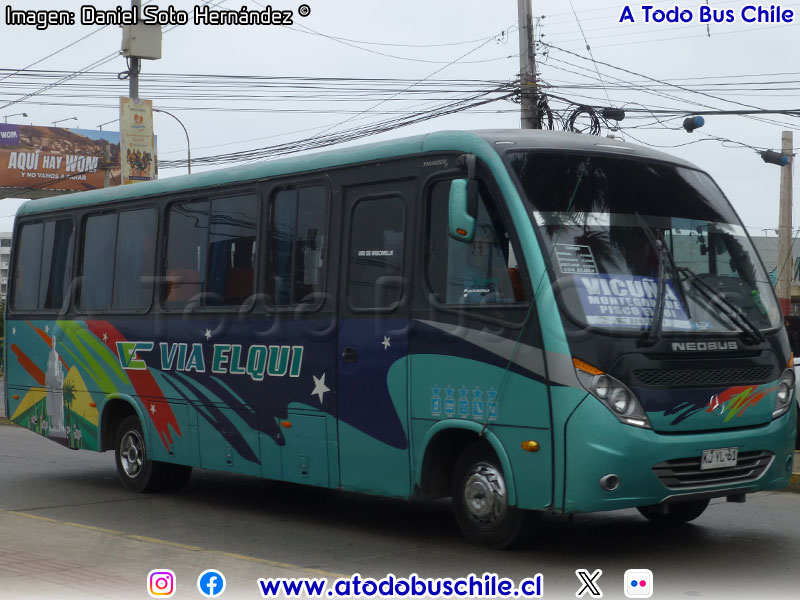 Neobus Thunder + / Mercedes Benz LO-916 BlueTec5 / Vía Elqui