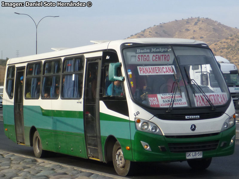 Induscar Caio Foz / Mercedes Benz LO-916 BlueTec5 / Buses Buin - Maipo