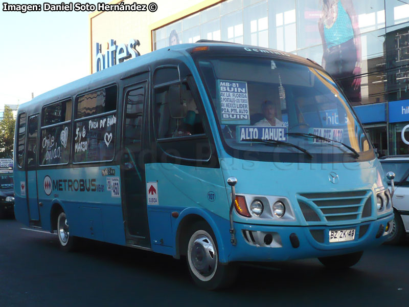 Inrecar Géminis I / Mercedes Benz LO-915 / Metrobus Línea MB-81 EIM Bellavista de La Florida - Buin