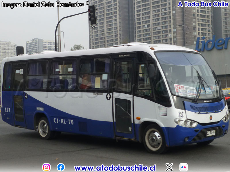 Marcopolo Senior / Mercedes Benz LO-915 / Línea R-730 Quinta Normal - Padre Hurtado