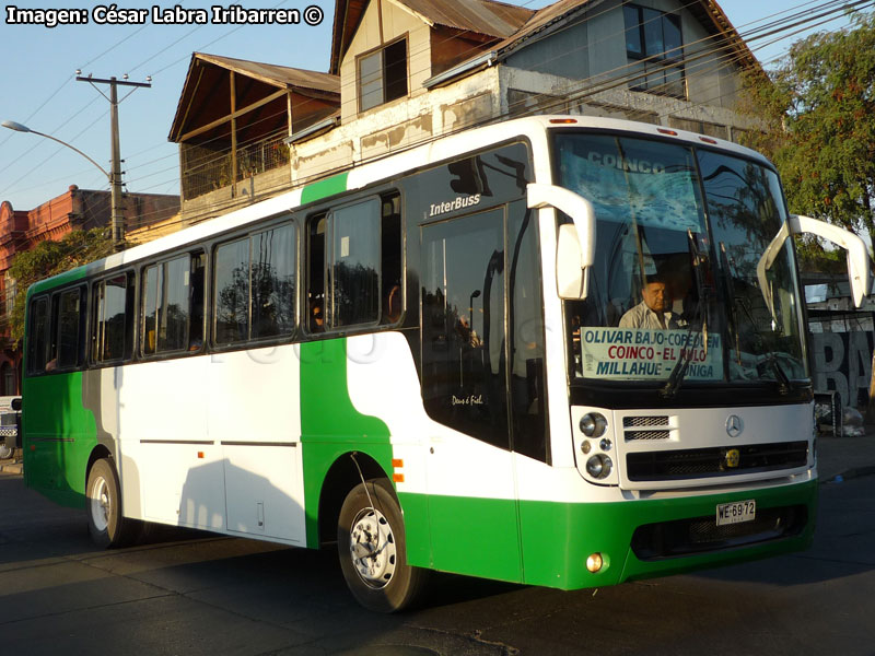 Busscar InterBuss / Mercedes Benz OF-1722 / Línea 9.000 Coinco - Rancagua (Buses Coinco) Trans O'Higgins