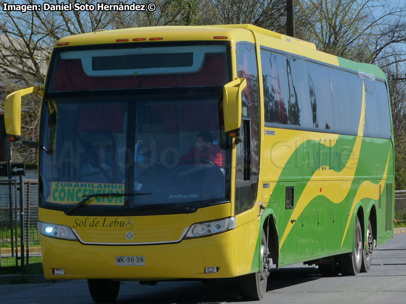 Busscar Jum Buss 360 / Mercedes Benz O-500RSD-2036 / Sol de Lebu