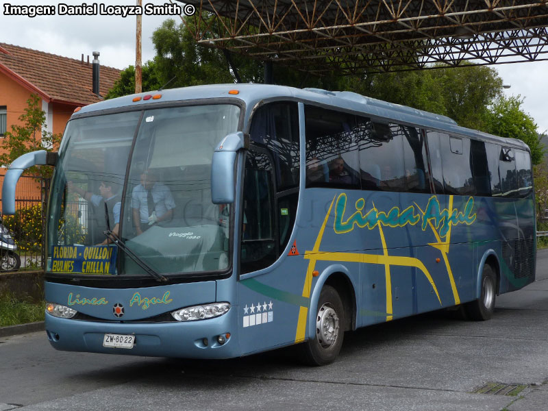 Marcopolo Viaggio G6 1050 / Mercedes Benz O-500R-1830 / Línea Azul