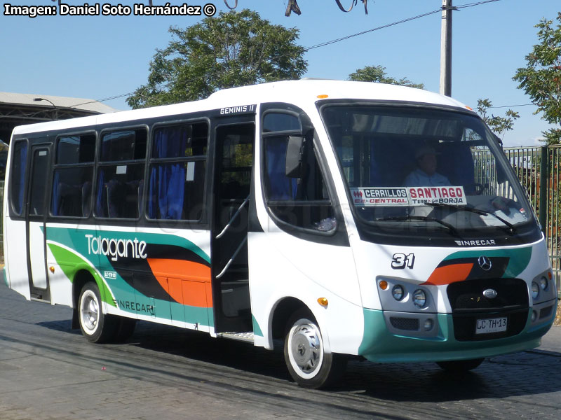 Inrecar Géminis II / Mercedes Benz LO-916 BlueTec5 / Flota Talagante