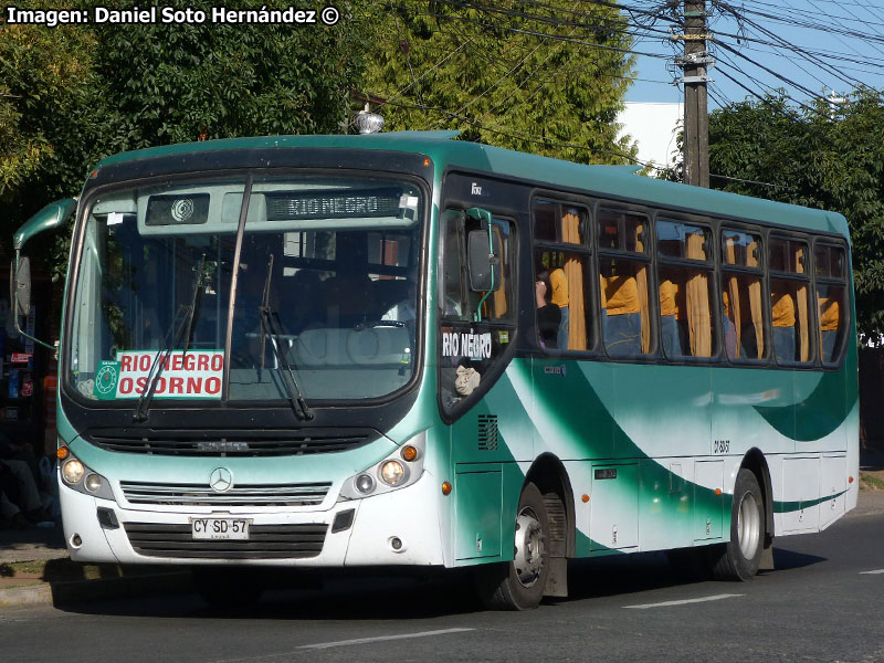 Induscar Caio Foz Super / Mercedes Benz OF-1218 / Servicio Rural Osorno - Río Negro