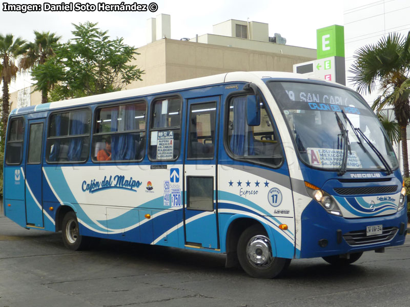 Neobus Thunder + / Mercedes Benz LO-916 BlueTec5 / Metrobus Línea MB-72 Cajón del Maipo