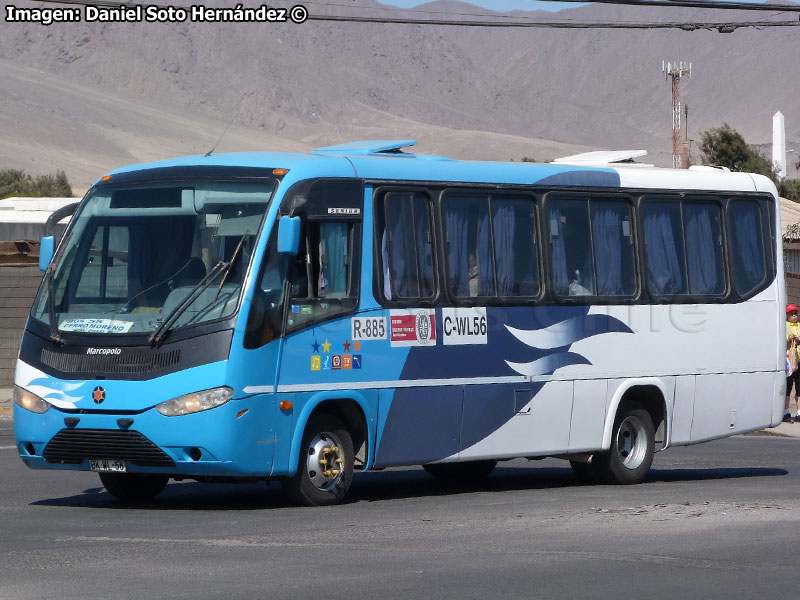 Marcopolo Senior / Volksbus 9-150EOD / Línea N° 55 Antofagasta - Base Aérea Cerro Moreno