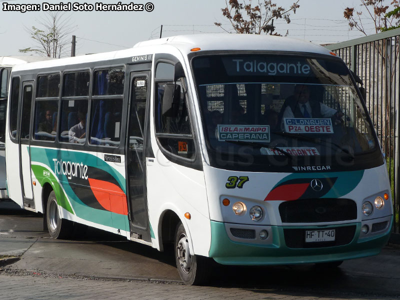 Inrecar Géminis II / Mercedes Benz LO-916 BlueTec5 / Flota Talagante