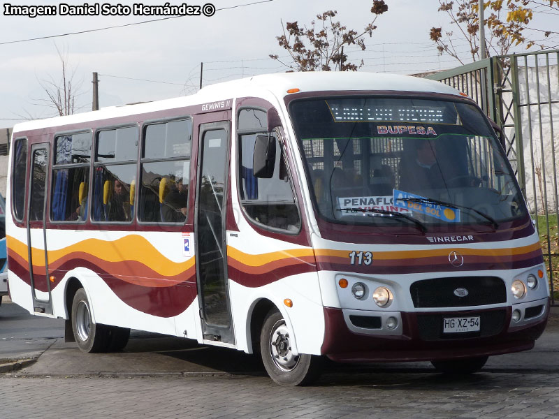 Inrecar Géminis II / Mercedes Benz LO-916 BlueTec5 / Buses Peñaflor Santiago BUPESA