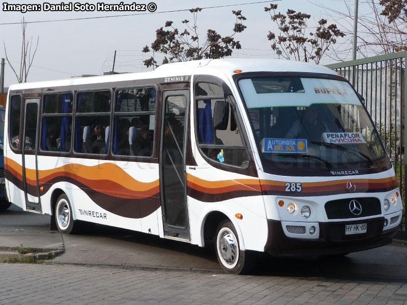 Inrecar Géminis II / Mercedes Benz LO-916 BlueTec5 / Buses Peñaflor Santiago BUPESA