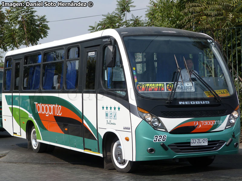 Neobus Thunder + / Mercedes Benz LO-916 BlueTec5 / Flota Talagante