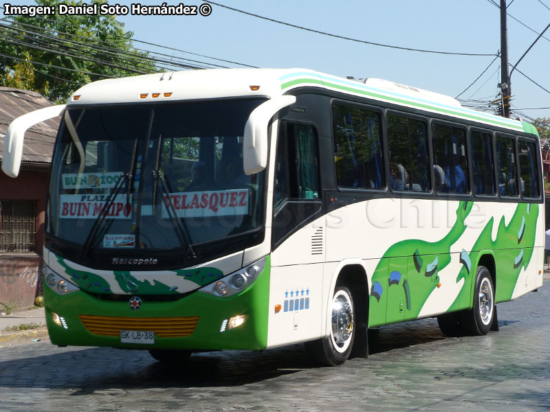 Marcopolo Ideale 770 / Mercedes Benz OF-1724 BlueTec5 / Buses Buin - Maipo