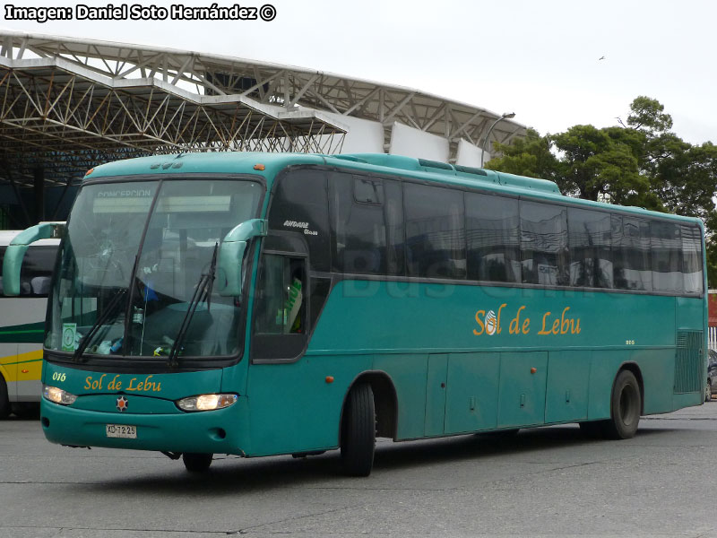 Marcopolo Andare Class 1000 / Mercedes Benz OH-1628L / Sol de Lebu