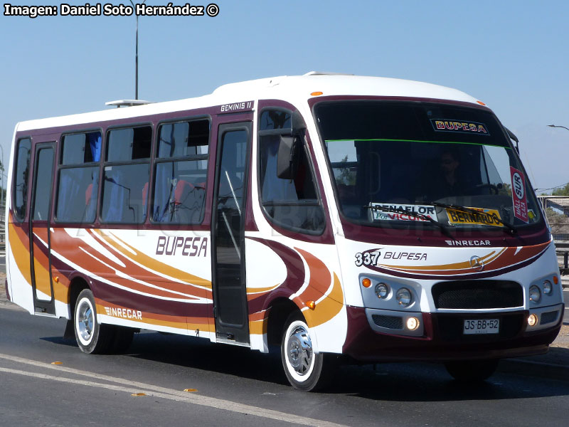 Inrecar Géminis II / Mercedes Benz LO-916 BlueTec5 / Buses Peñaflor - Santiago BUPESA