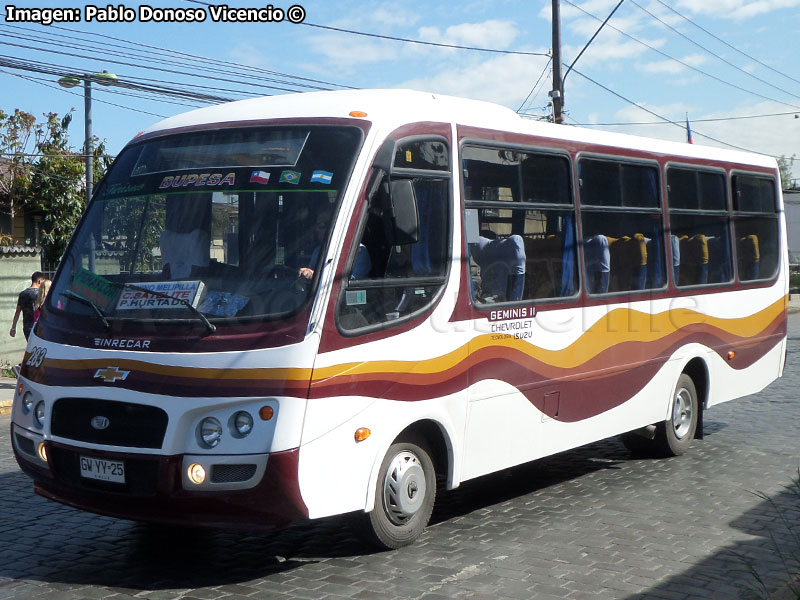 Inrecar Géminis II / Chevrolet Isuzu NQR 916 / Buses Peñaflor Santiago BUPESA