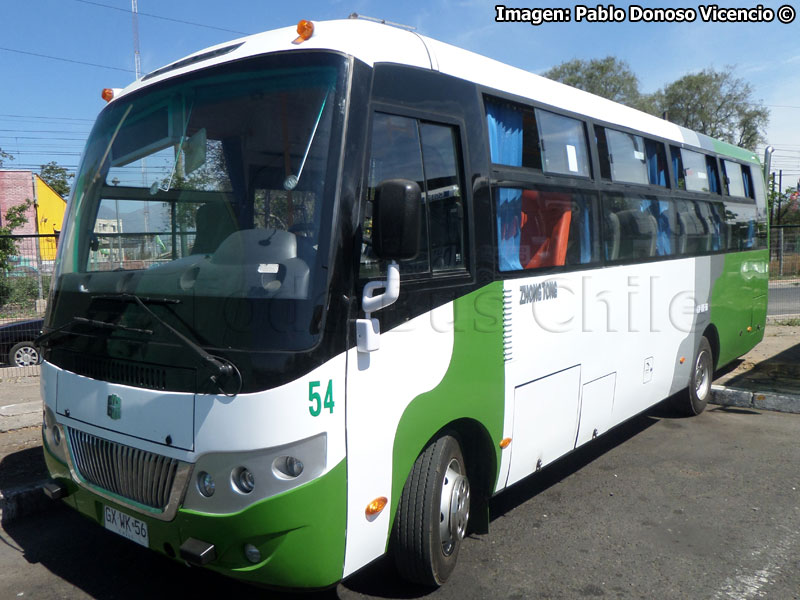 Zhong Tong Triumph LCK6780D / Línea 4.000 Machalí - Rancagua (Buses Machalí) Trans O'Higgins