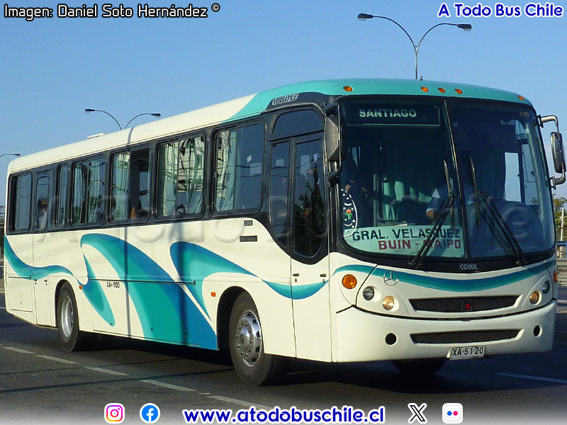 Comil Versatile / Mercedes Benz OF-1721 / Buses Buin - Maipo