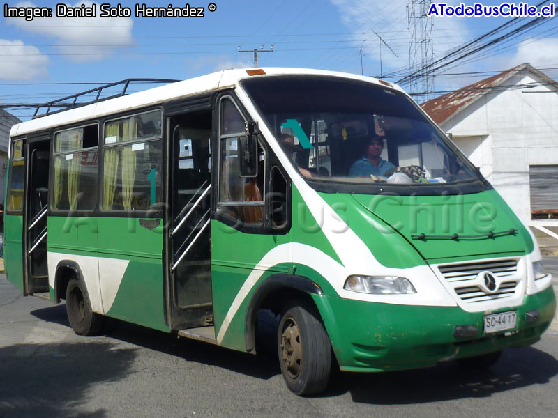 Metalpar Pucará 2000 / Mercedes Benz LO-814 / Línea N° 1 Carahue